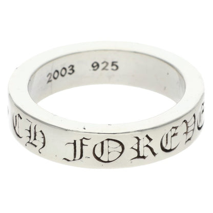 Chrome Hearts 6mm SPACER FOREVER Silver Ring Size ONE SIZE