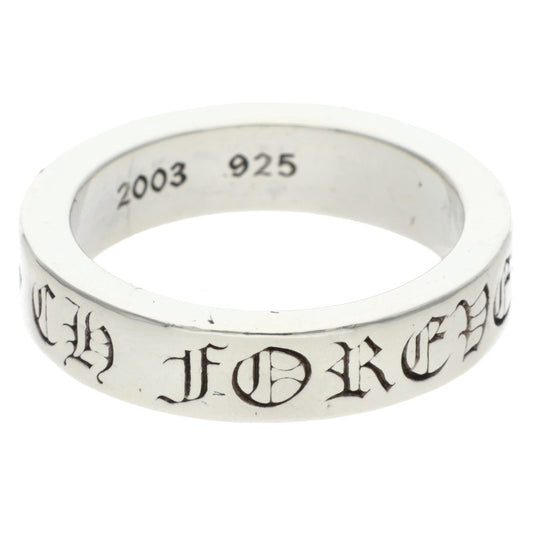 Chrome Hearts 6mm SPACER FOREVER Silver Ring Size ONE SIZE
