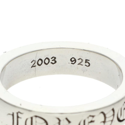 Chrome Hearts 6mm SPACER FOREVER Silver Ring Size ONE SIZE