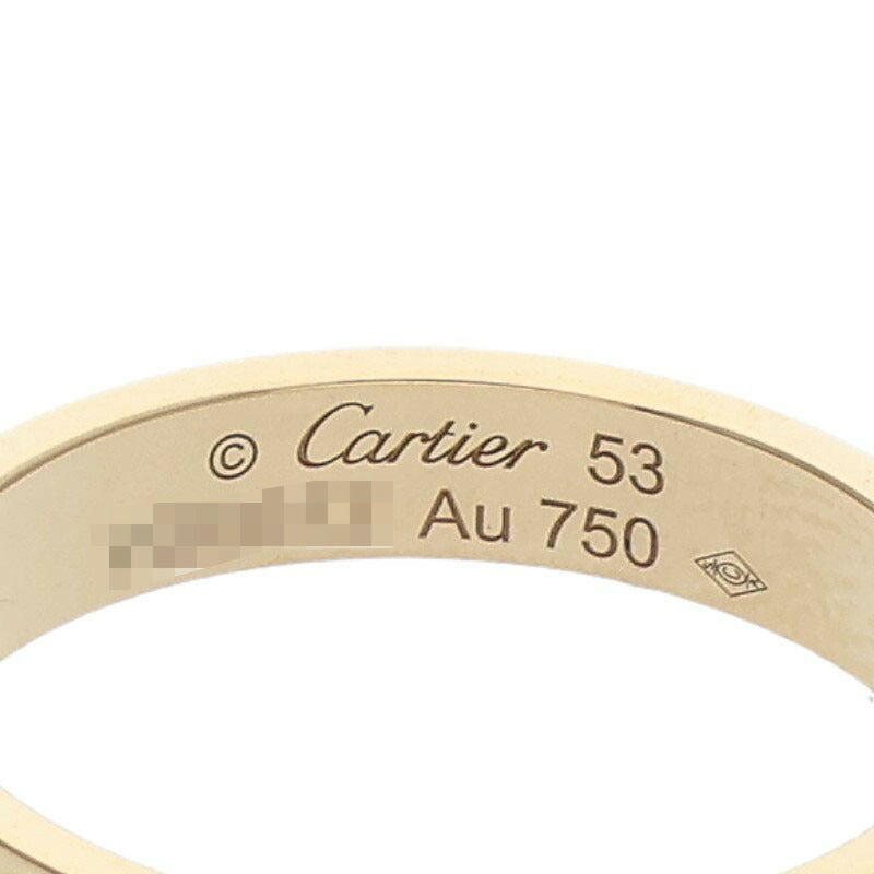 Cartier MINI LOVE RING 18K Yellow Gold Ring Size ONE SIZE