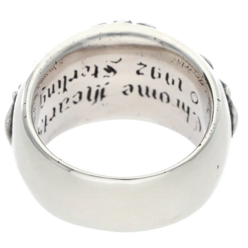 Chrome Hearts FLRL CRS Sterling Silver Ring Size JP 16