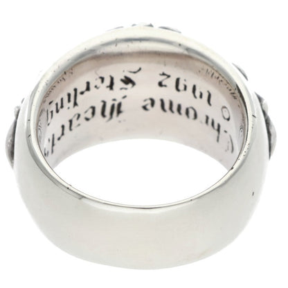 Chrome Hearts FLRL CRS Sterling Silver Ring Size JP 16
