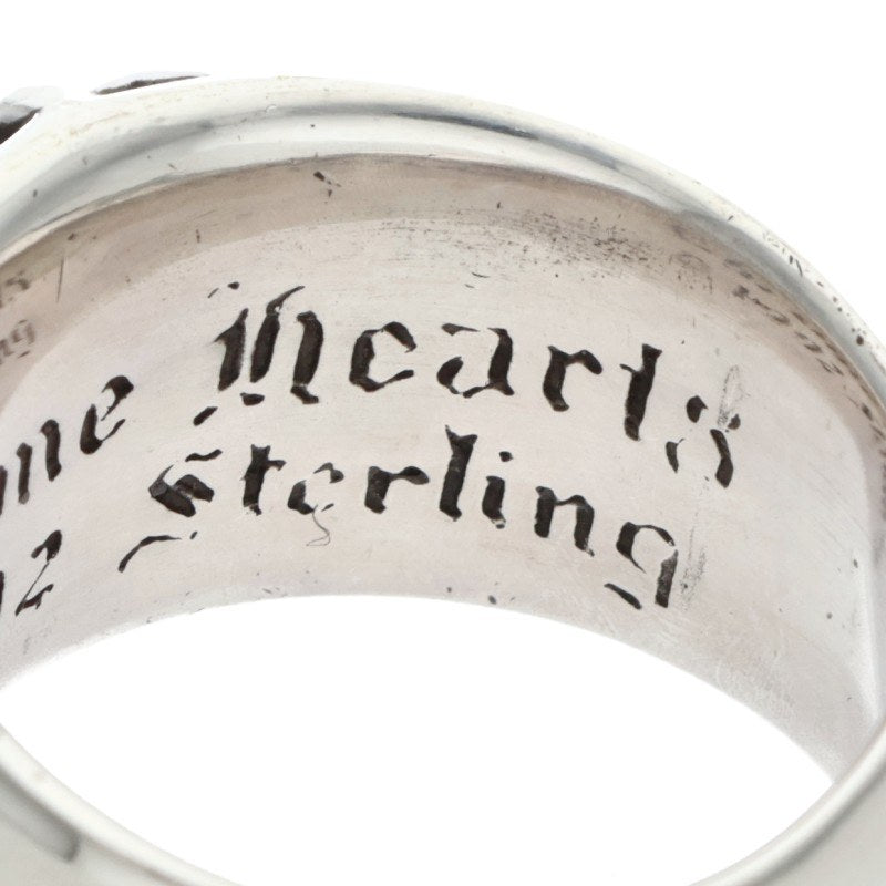 Chrome Hearts FLRL CRS Sterling Silver Ring Size JP 16