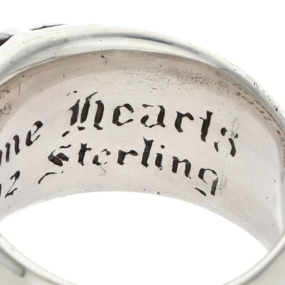 Chrome Hearts FLRL CRS Sterling Silver Ring Size JP 16