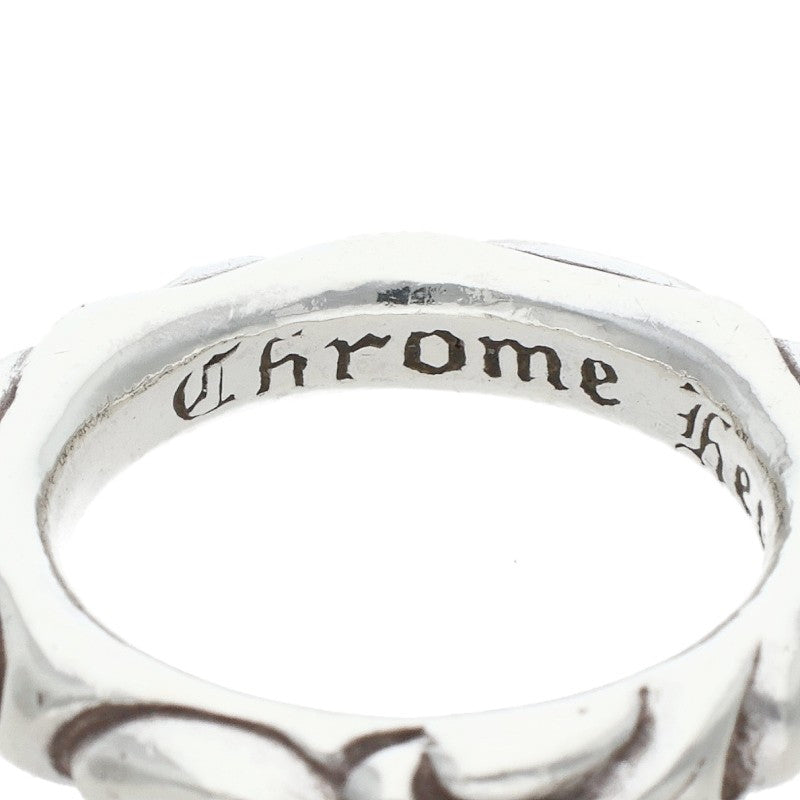 Chrome Hearts SCRL BAND Silver Ring Size JP 14