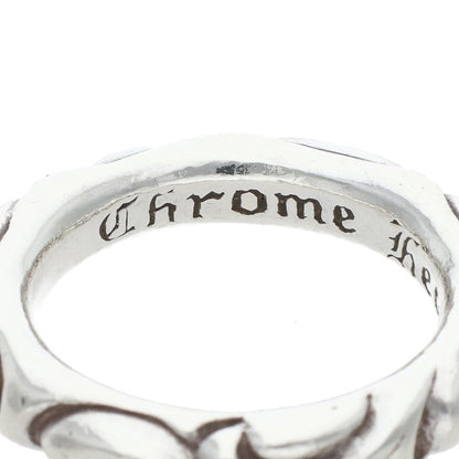 Chrome Hearts SCRL BAND Silver Ring Size JP 14
