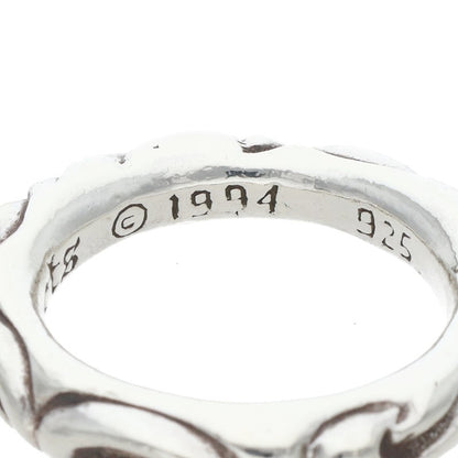 Chrome Hearts SCRL BAND Silver Ring Size JP 14
