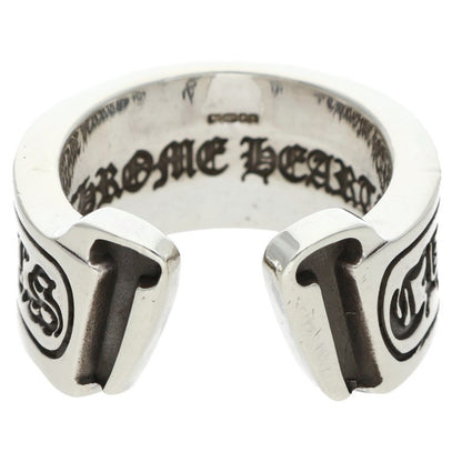 Chrome Hearts LG SCROLL LABEL Silver Ring Size ONE SIZE