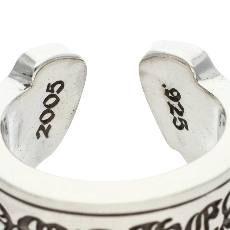 Chrome Hearts LG SCROLL LABEL Silver Ring Size ONE SIZE