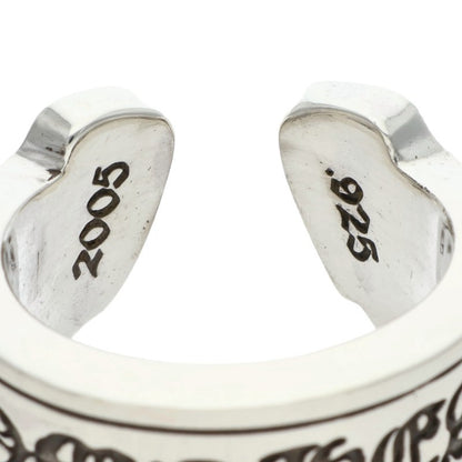 Chrome Hearts LG SCROLL LABEL Silver Ring Size ONE SIZE
