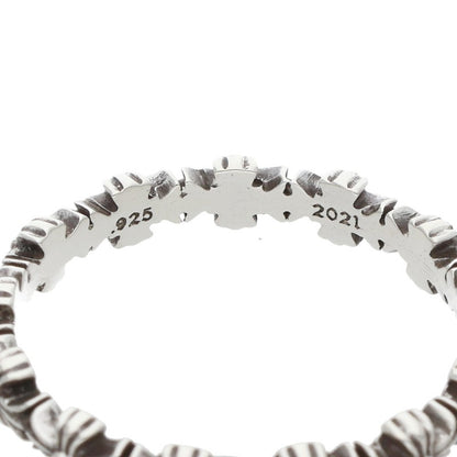 Chrome Hearts TINY E CH PLS BAND Silver Ring Size ONE SIZE