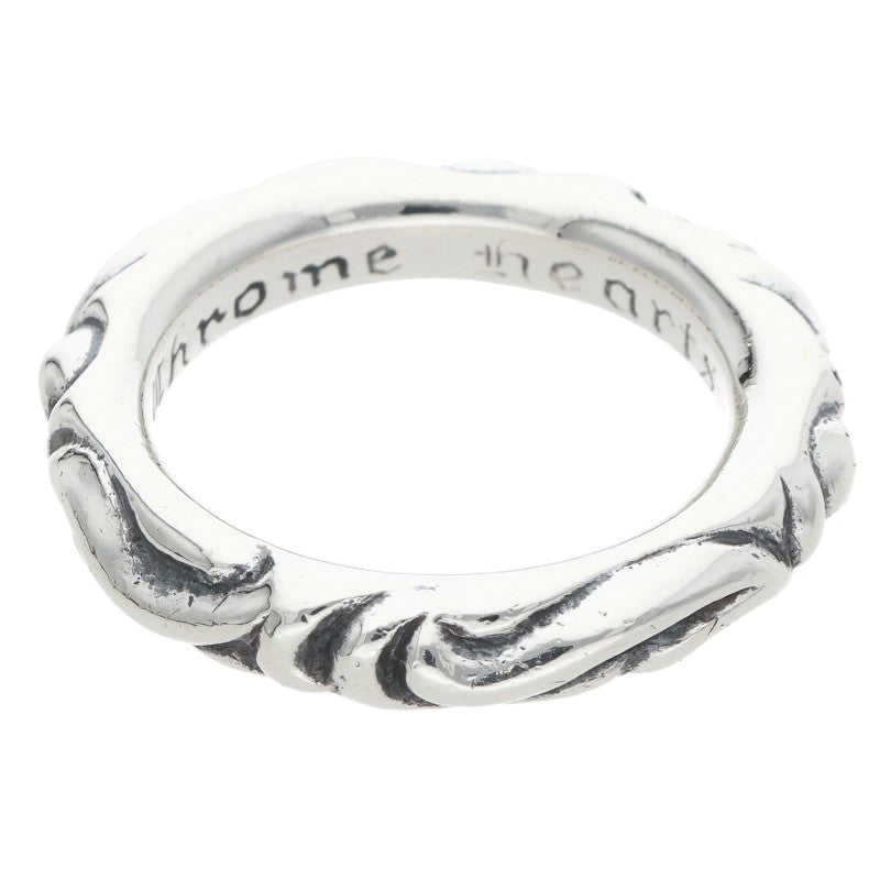 Chrome Hearts SCRL BAND Silver Ring Size ONE SIZE