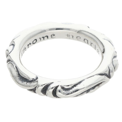 Chrome Hearts SCRL BAND Silver Ring Size ONE SIZE