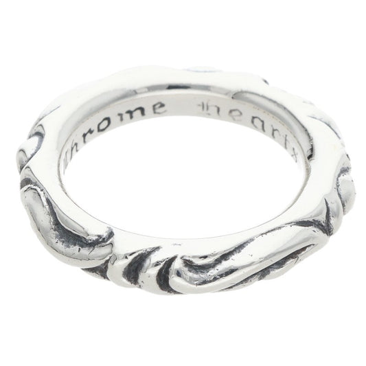 Chrome Hearts SCRL BAND Silver Ring Size ONE SIZE