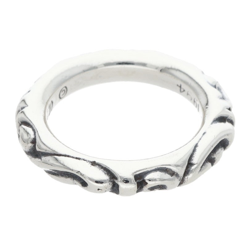 Chrome Hearts SCRL BAND Silver Ring Size ONE SIZE