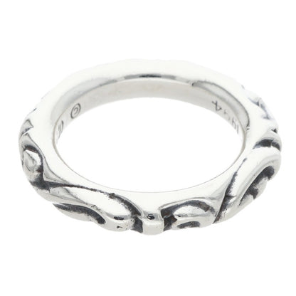 Chrome Hearts SCRL BAND Silver Ring Size ONE SIZE