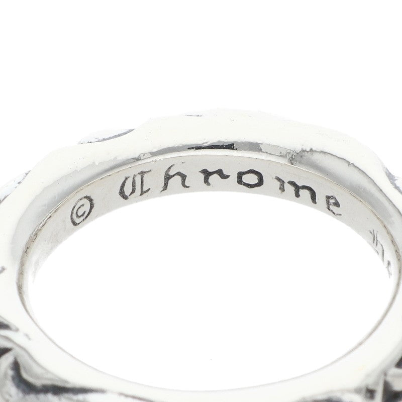 Chrome Hearts SCRL BAND Silver Ring Size ONE SIZE