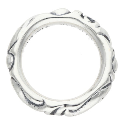 Chrome Hearts SCRL BAND Silver Ring Size ONE SIZE