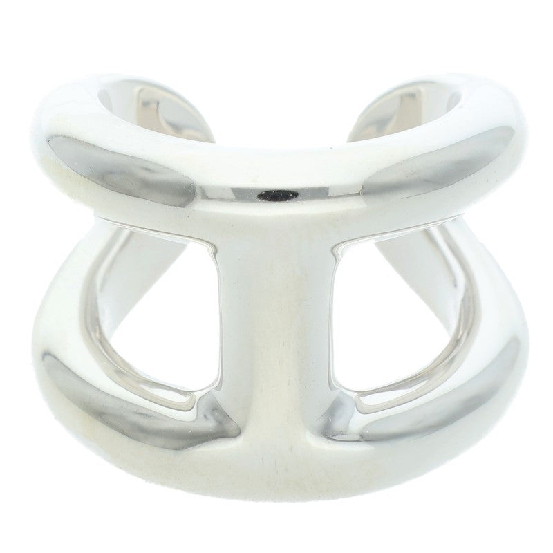 HERMES Osmose GM Sterling Silver Ring Size ONE SIZE