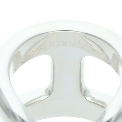 HERMES Osmose GM Sterling Silver Ring Size ONE SIZE