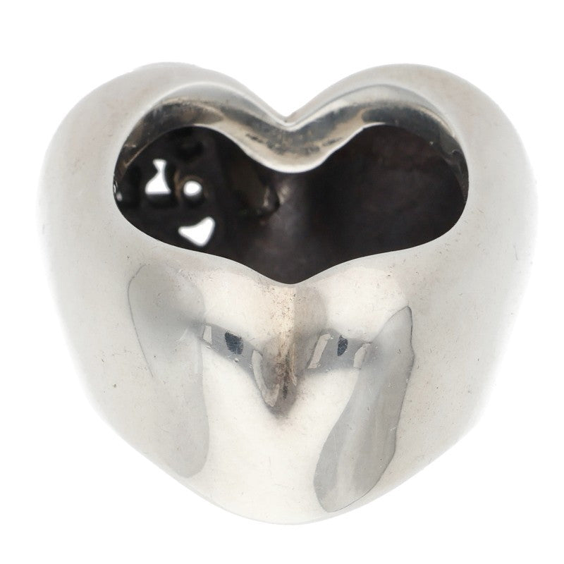 Chrome Hearts LARGE HEART Silver Ring Size ONE SIZE