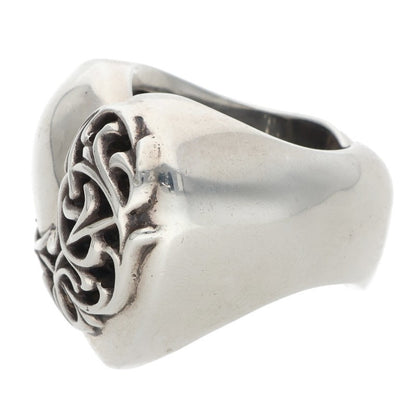 Chrome Hearts LARGE HEART Silver Ring Size ONE SIZE