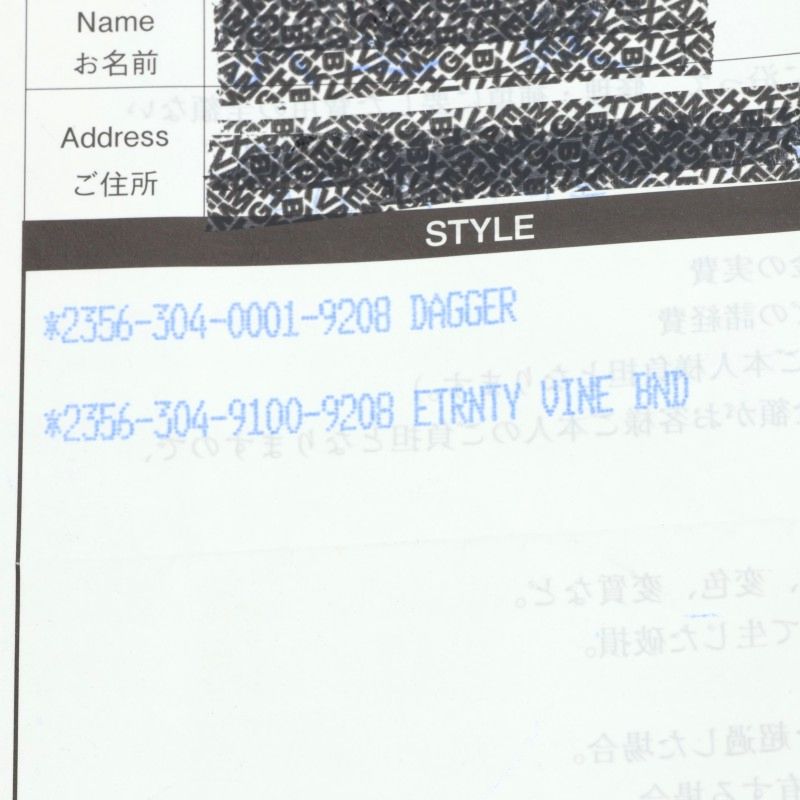 Chrome Hearts ETRNITY VINE BAND 925 Silver Size ONE SIZE