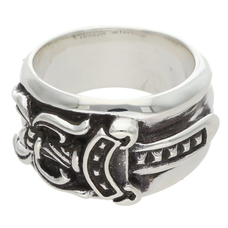 Chrome Hearts Dagger Sterling Silver Ring Size US 6.5