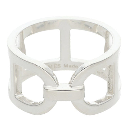 HERMES Ever Chaine d'Ancre Silver Ring Size ONE SIZE