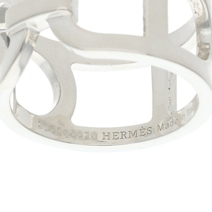 HERMES Ever Chaine d'Ancre Silver Ring Size ONE SIZE
