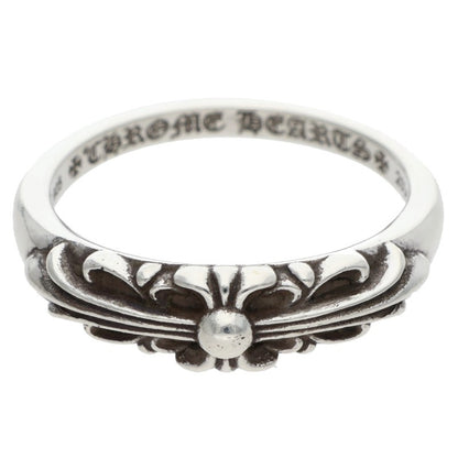 Chrome Hearts BABY CLASSIC Floral Cross Ring Size ONE Silver