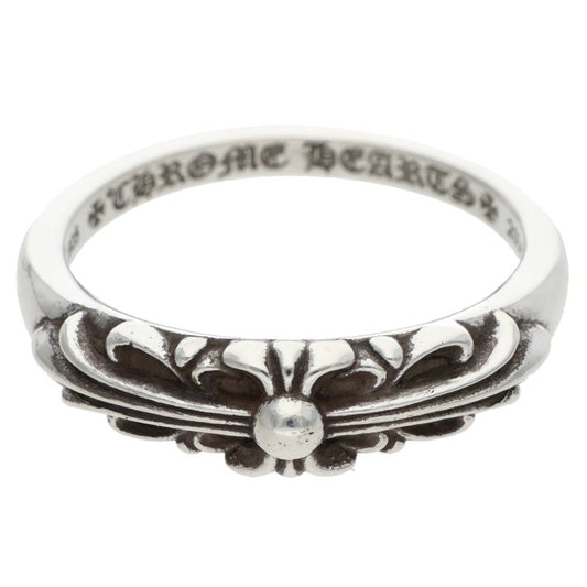 Chrome Hearts BABY CLASSIC Floral Cross Ring Size ONE Silver