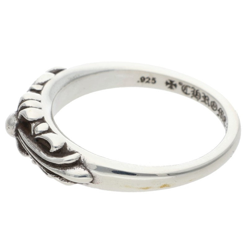 Chrome Hearts BABY CLASSIC Floral Cross Ring Size ONE Silver