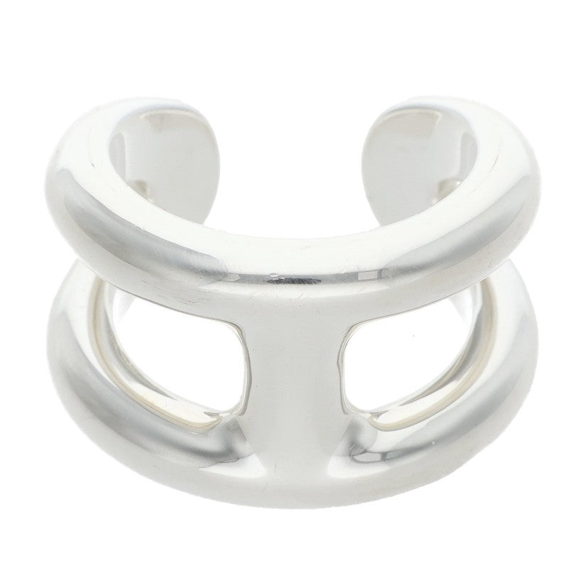HERMES Osmose PM Silver Ring Size ONE SIZE