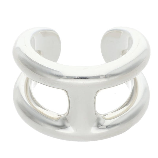 HERMES Osmose PM Silver Ring Size ONE SIZE
