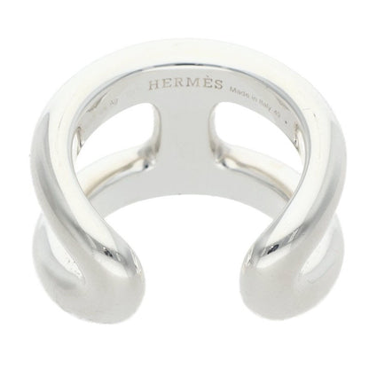HERMES Osmose PM Silver Ring Size ONE SIZE