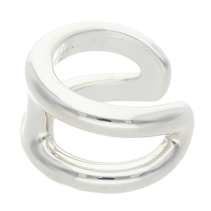 HERMES Osmose PM Silver Ring Size ONE SIZE
