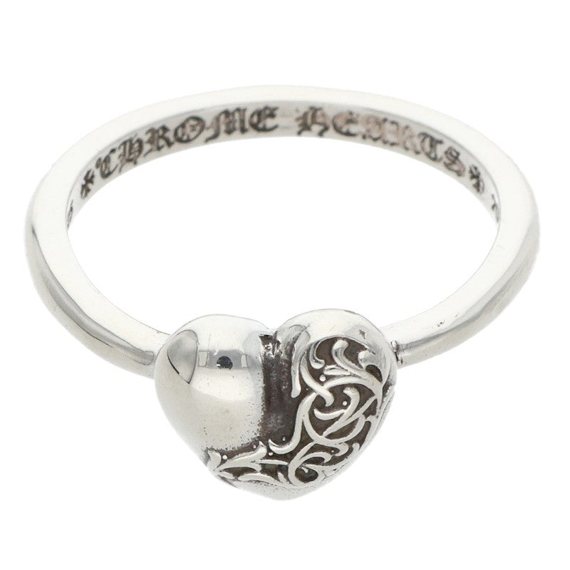 Chrome Hearts BUBBLGM HEART 925 Silver Ring Size ONE SIZE