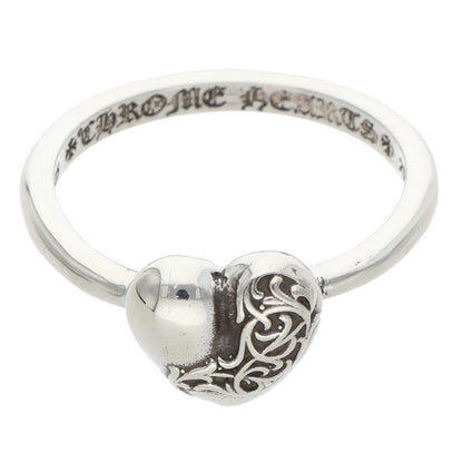 Chrome Hearts BUBBLGM HEART 925 Silver Ring Size ONE SIZE