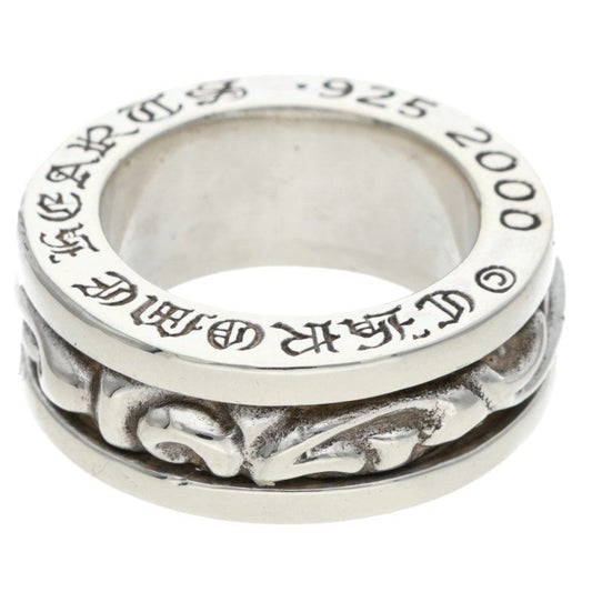 Chrome Hearts RING SPINNER SCROLL 925 Silver Size ONE SIZE