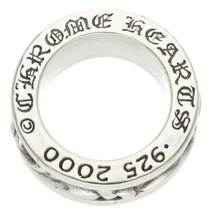 Chrome Hearts RING SPINNER SCROLL 925 Silver Size JP 11