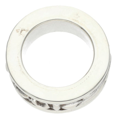 Chrome Hearts RING SPINNER SCROLL 925 Silver Size JP 11