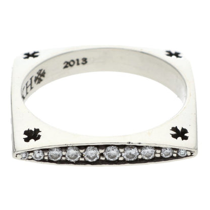Chrome Hearts SQUARE CIRCLE P D Pave Diamond Size JP 16