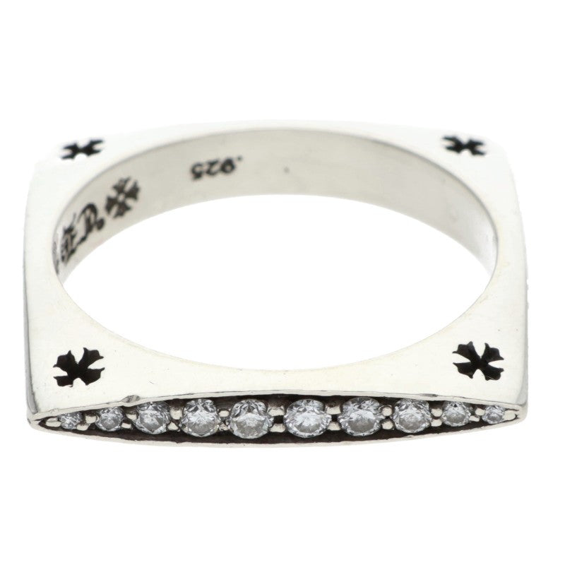 Chrome Hearts SQUARE CIRCLE P D Pave Diamond Size JP 16