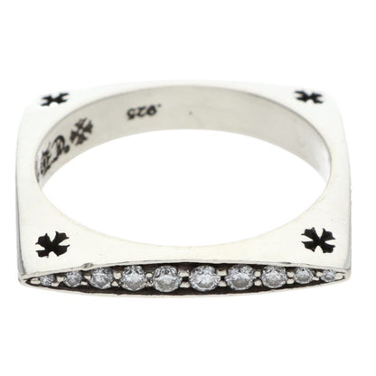 Chrome Hearts SQUARE CIRCLE P D Pave Diamond Size JP 16