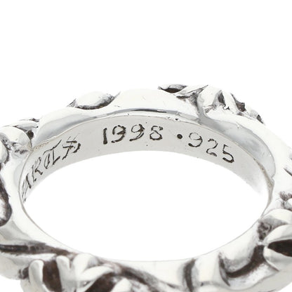 Chrome Hearts SBT BAND 925 Silver Ring Size ONE SIZE