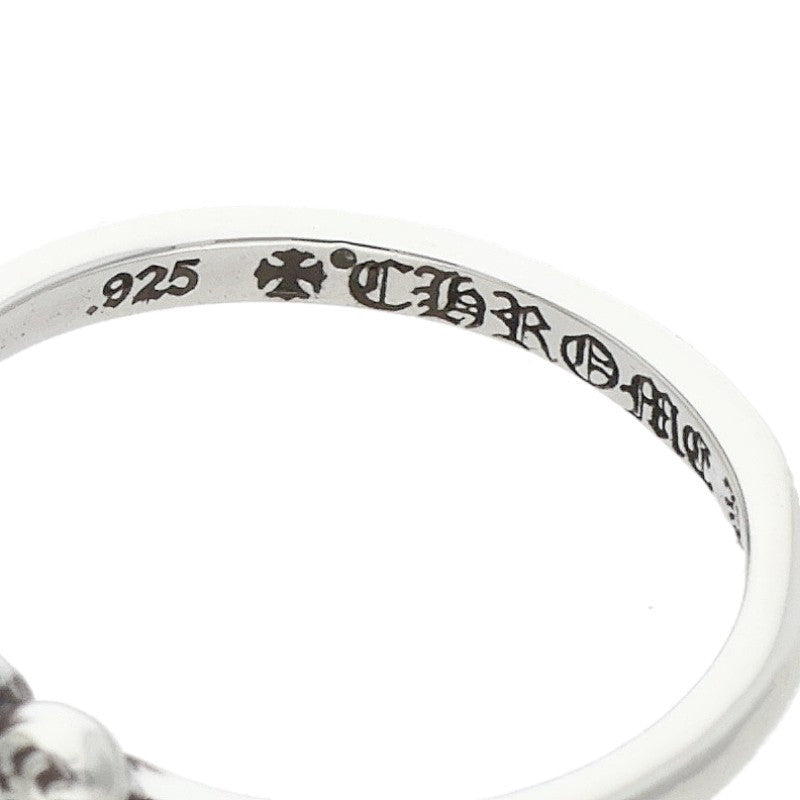 Chrome Hearts Bubblegum 3 Heart Silver Ring Size ONE SIZE