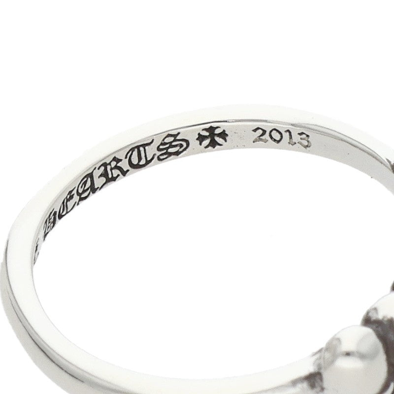 Chrome Hearts Bubblegum 3 Heart Silver Ring Size ONE SIZE