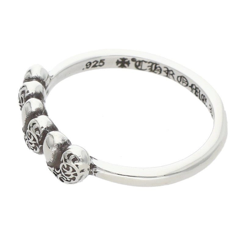 Chrome Hearts Bubblegum 3 Heart Silver Ring Size ONE SIZE