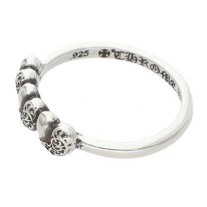 Chrome Hearts Bubblegum 3 Heart Silver Ring Size ONE SIZE